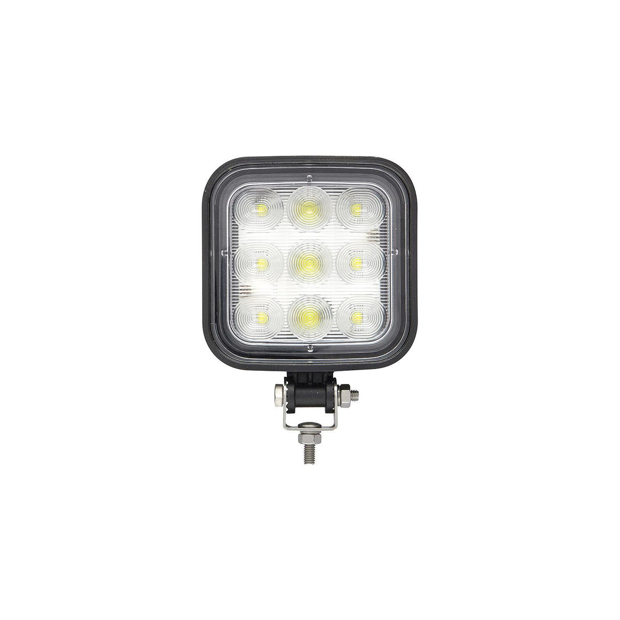 Seachoice 51661 LED Flood Beam Square/Wide Angle Work Light, 12/24V, Black Housing, 9 LEDs