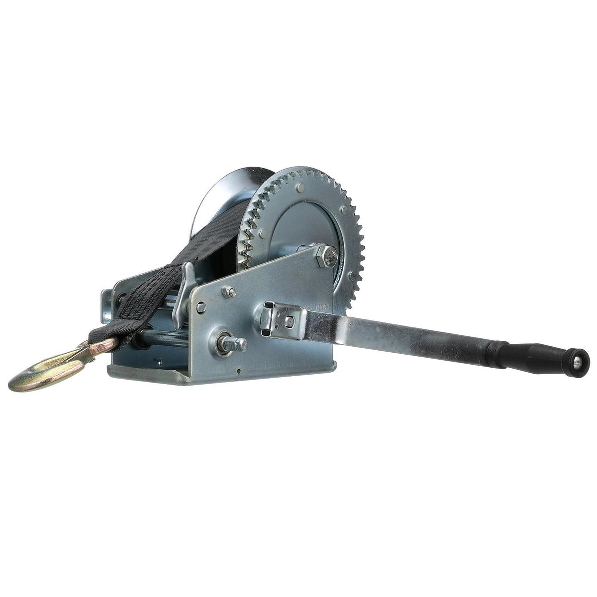 Seachoice 52261 3,000 Lb. Manual Trailer Winch, 2-Speed, 25-Ft. Strap w/Snap Hook