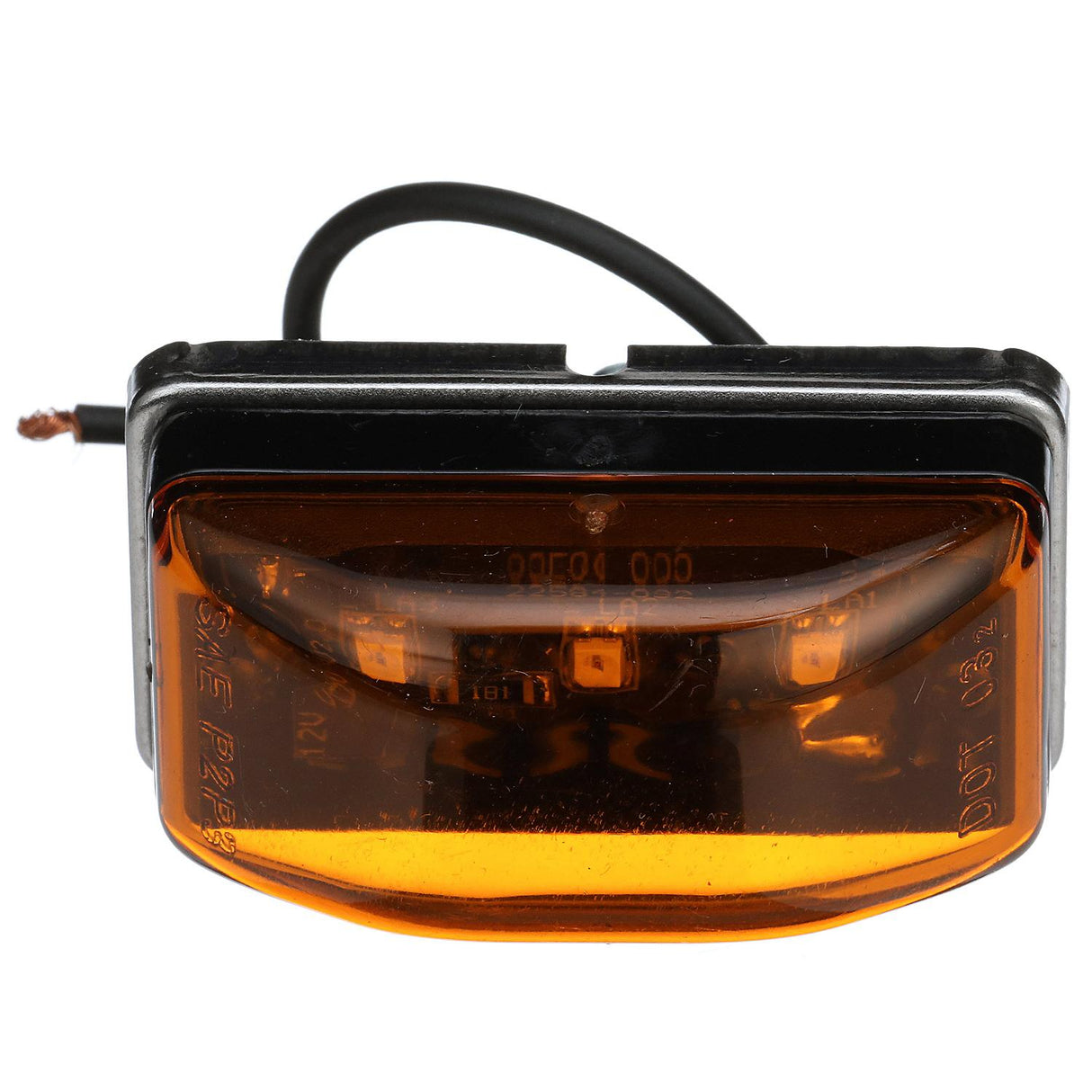 Led Sealed Stud Mount Side Marker/Clearance Light Amber