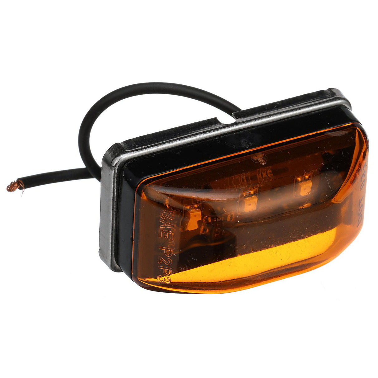 Led Sealed Stud Mount Side Marker/Clearance Light Amber