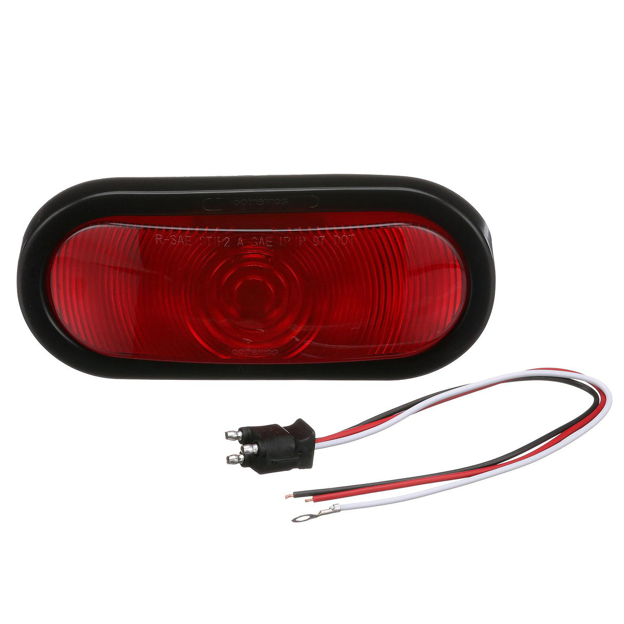 Seachoice 52931 3-Function Sealed Oval Flush-Mount Tail Light