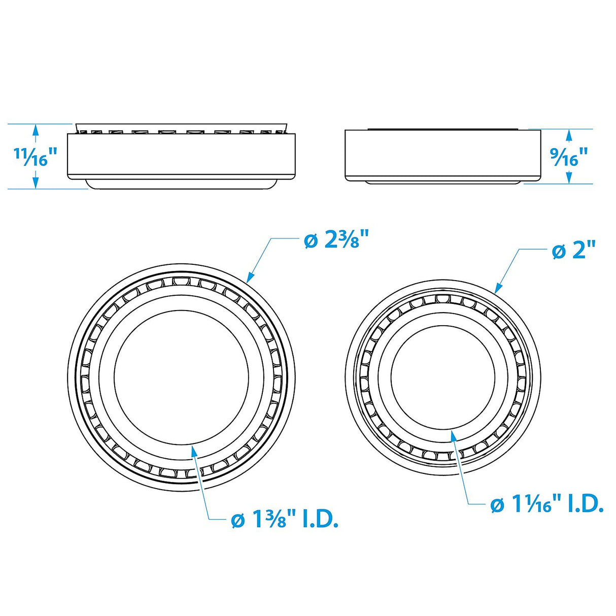 Seachoice Trailer Wheel Bearing Kit