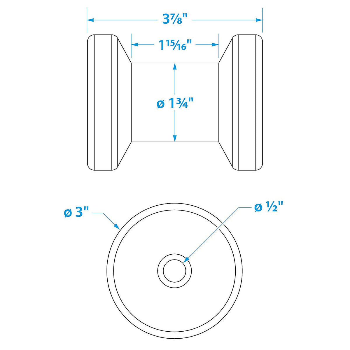 Spool Roller-4 -1/2 Id(Bulk)