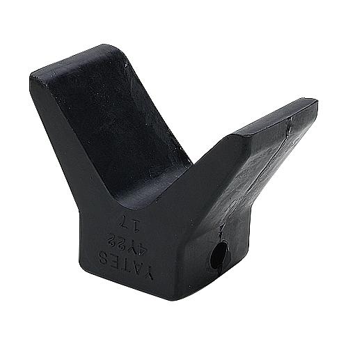 Seachoice Black Rubber Molded "Y" Bow Stop