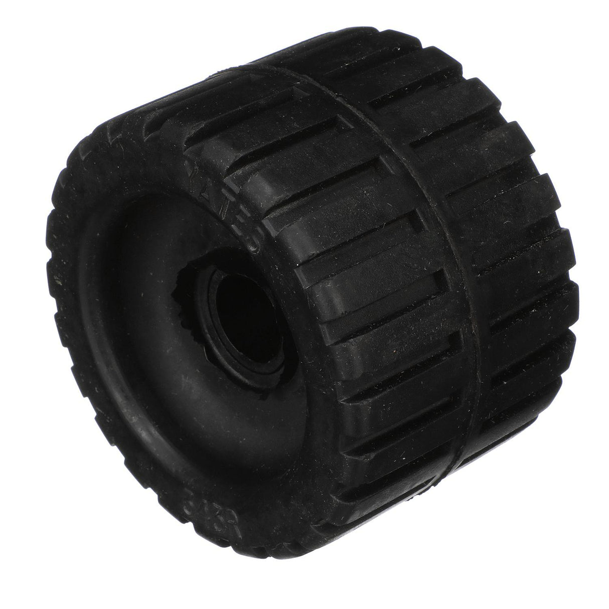 Seachoice Black Rubber Ribbed Roller 4-3/8"