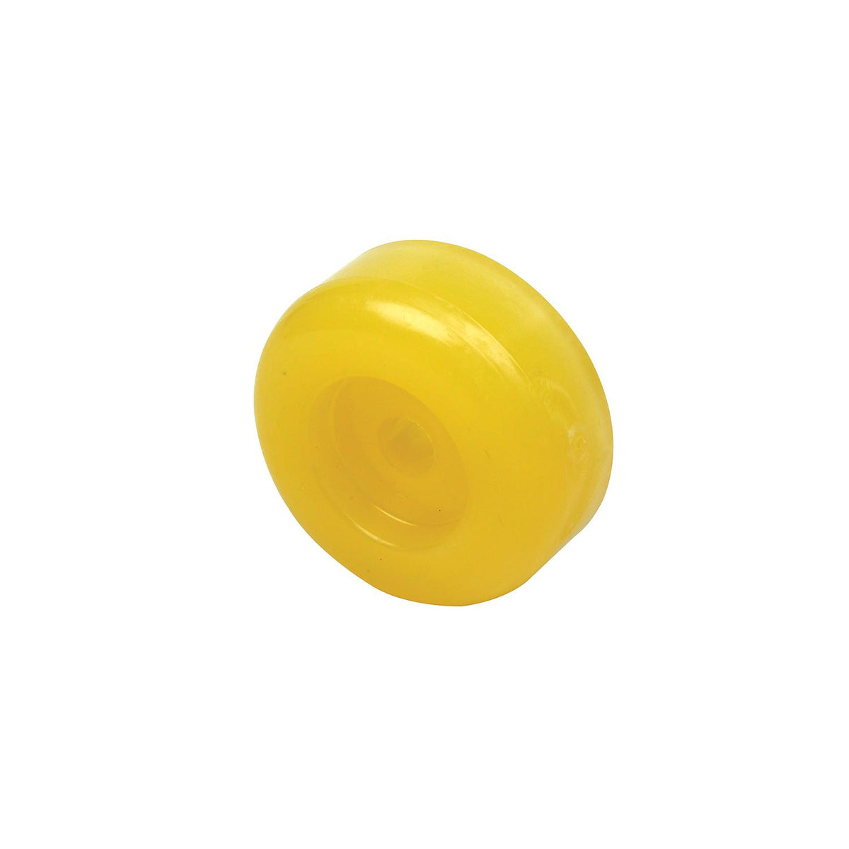 Seachoice Non-Marking TP Yellow Rubber Roller End Cap 3-1/2″ With 1-1/4″ ID Hole