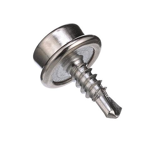 Seachoice 59387 Button Stud Self-Drilling Screw 1/2″, 50/pk