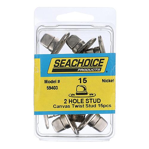 Seachoice Twist Studs With 2 Hole Screw Base - Qty. 15