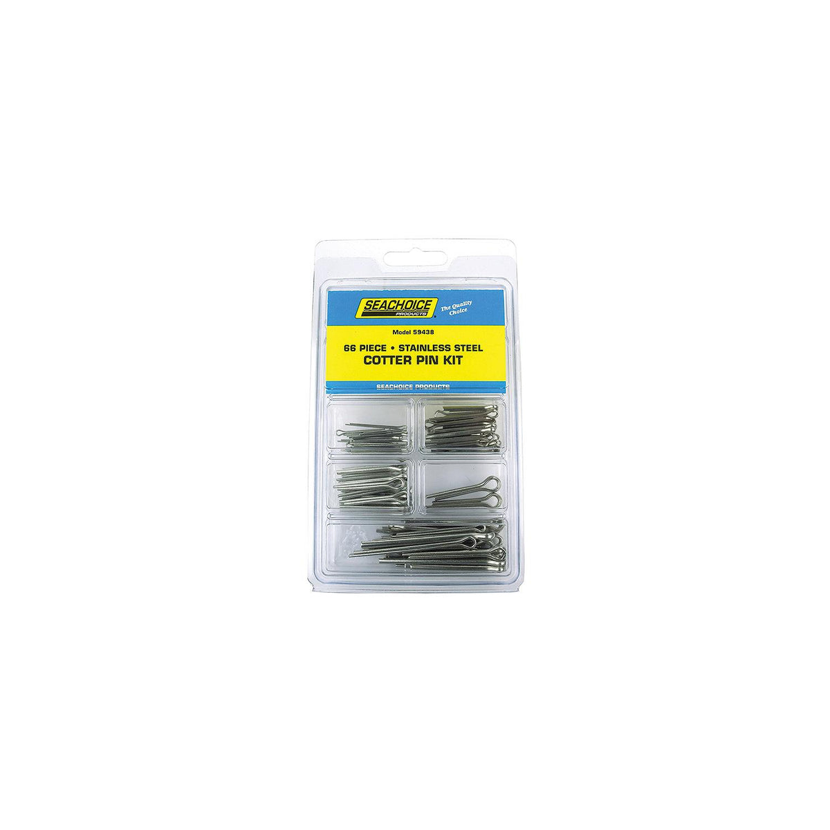 Seachoice Stainless Steel Cotter Pin Kit - 66 Piece