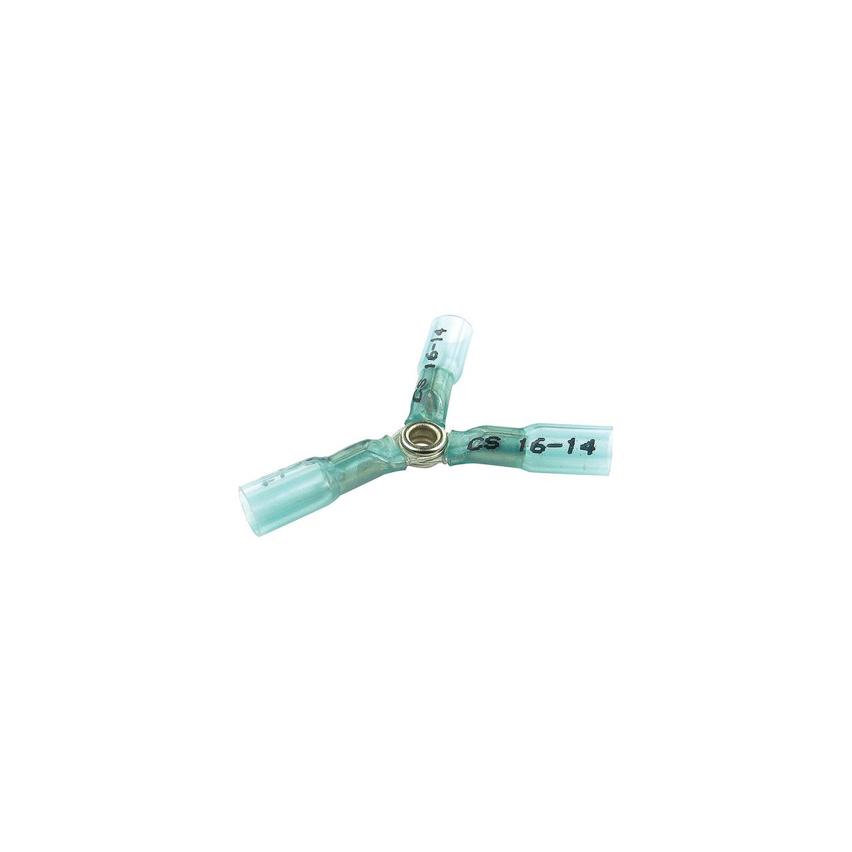 Seachoice 60324 Clear Seal 16-14 Ga. 3-Way Splice, Blue, 3/Bag