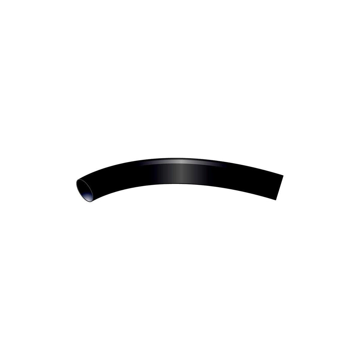 Heat Shrink Vinyl Sleeve, 3/16″ x 6″ Black