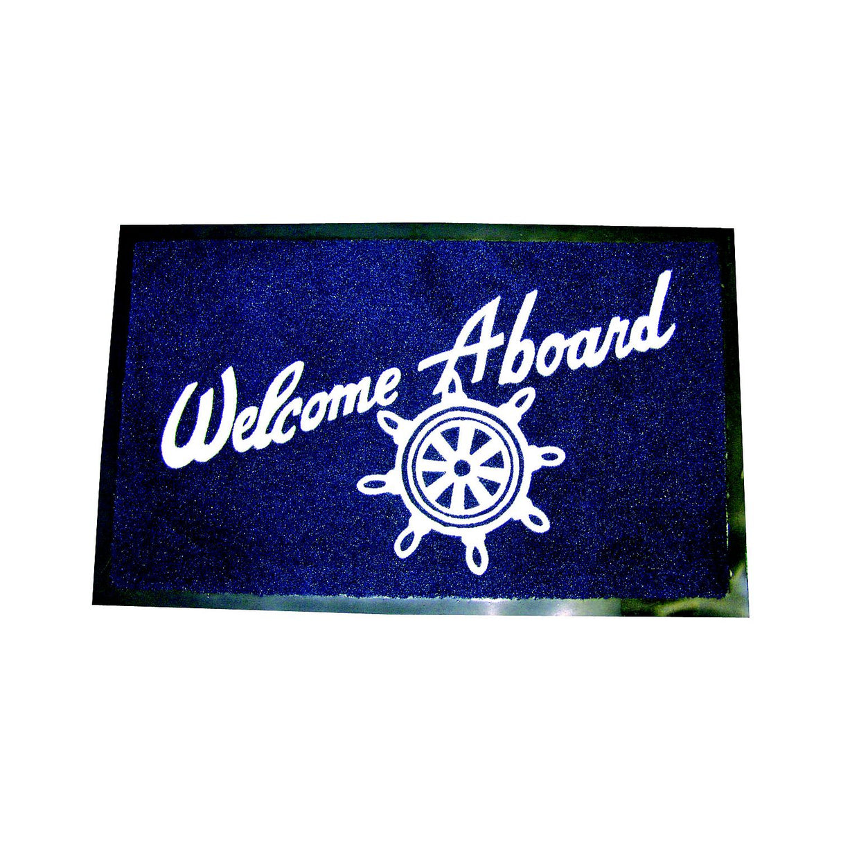 Seachoice 78180 18" x 27" Blue Welcome Aboard Mat
