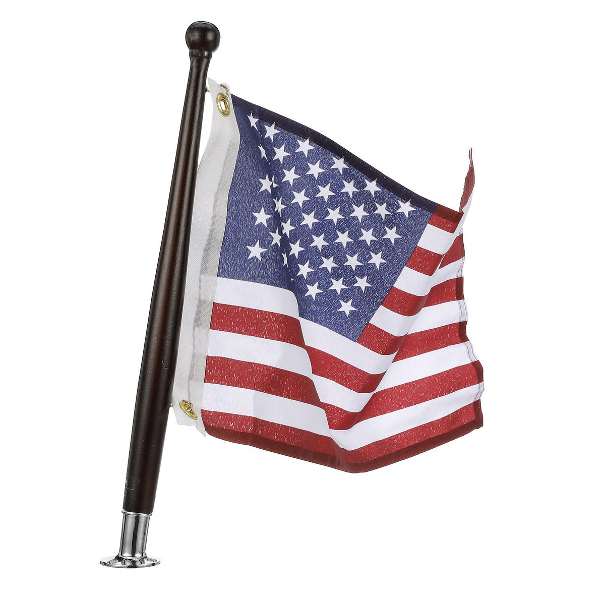 Seachoice 78191 Marine U.S. 12″ x 18″ Flag Kit With 18″ Pole and 3/4″ Socket