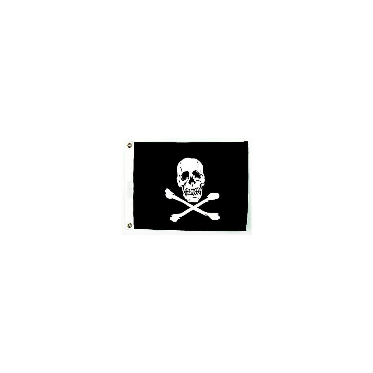 Seachoice 78251 12″ x 18″ Nylon Print Dyed Jolly Roger Flag