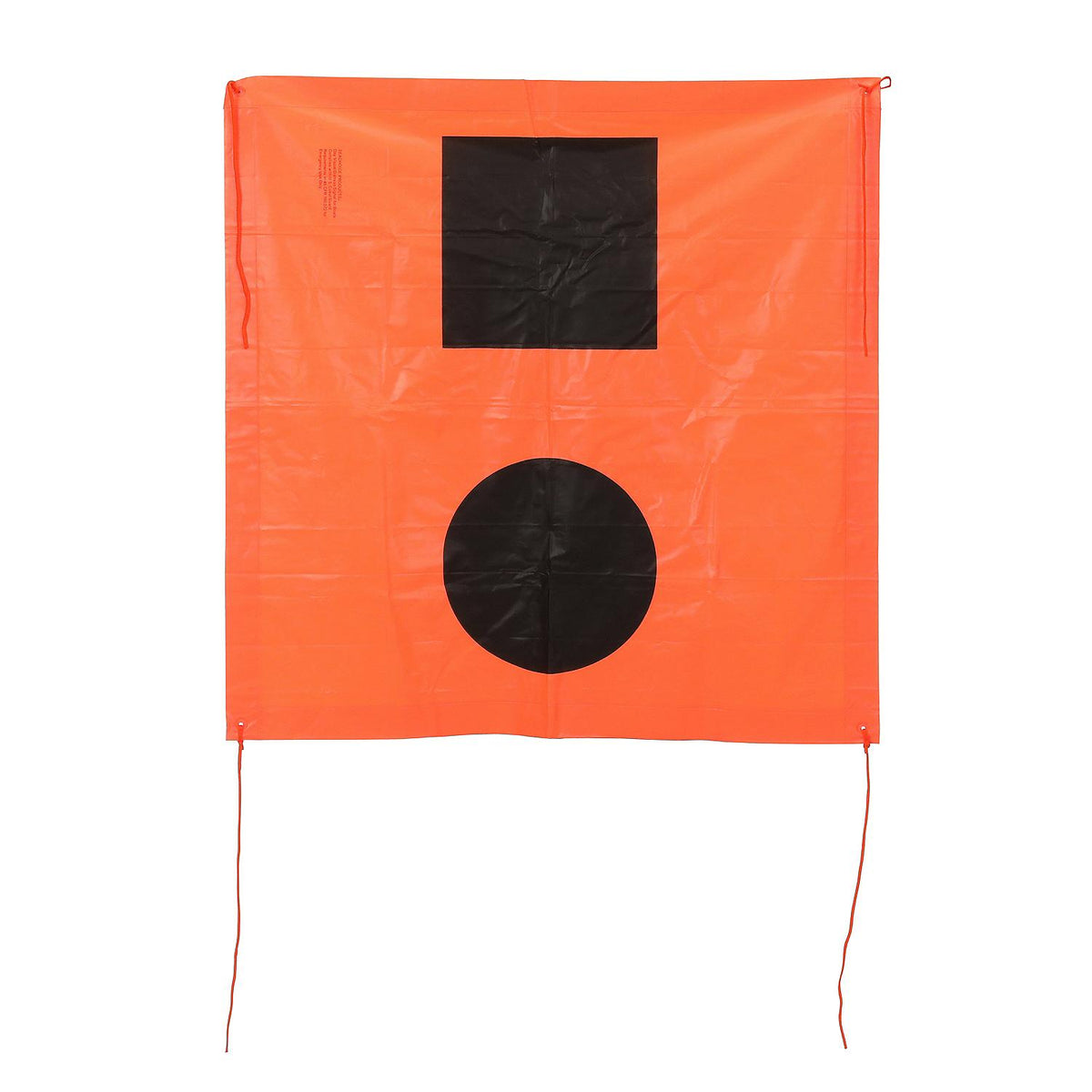 Seachoice 78341 3' x 3' Orange Distress Signal SOS Flag