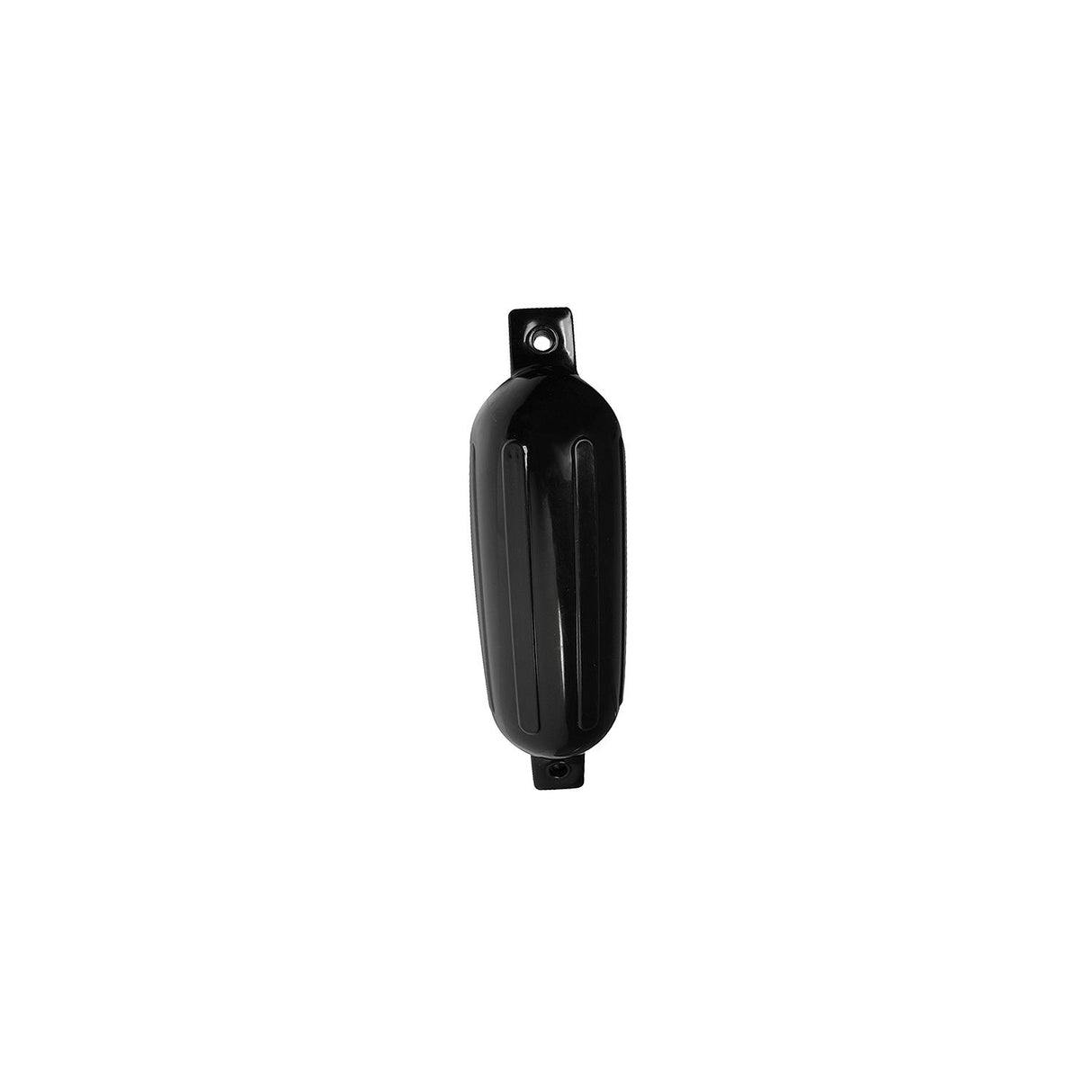 Seachoice 79041 Twin Eye Ribbed Fender, Black, 4.5 x 16"