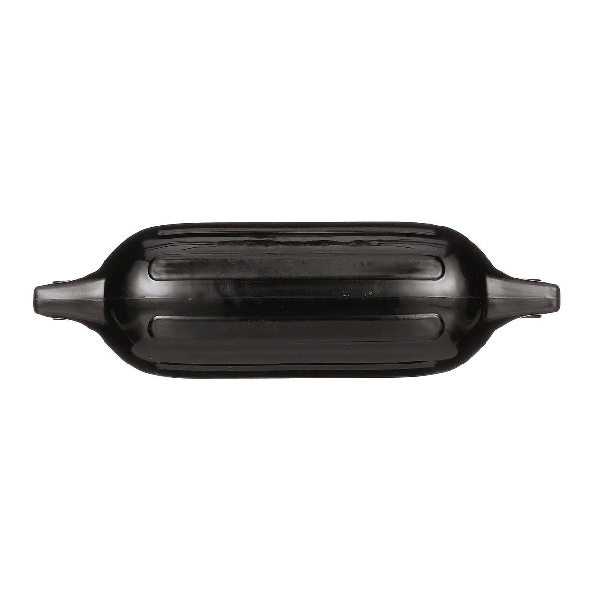 Seachoice 79041 Twin Eye Ribbed Fender, Black, 4.5 x 16"