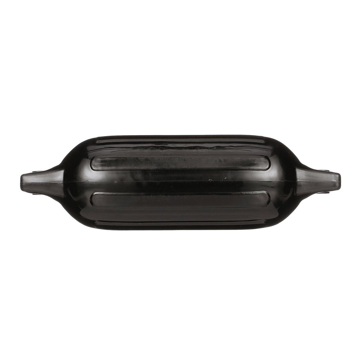 Seachoice 79041 Twin Eye Ribbed Fender, Black, 4.5 x 16″