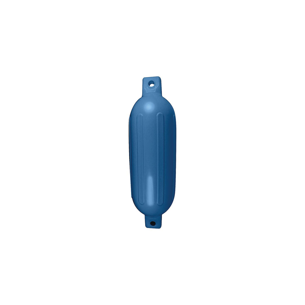 Seachoice 79081 Twin Eye Ribbed Fender, Blue, 5.5 x 20″