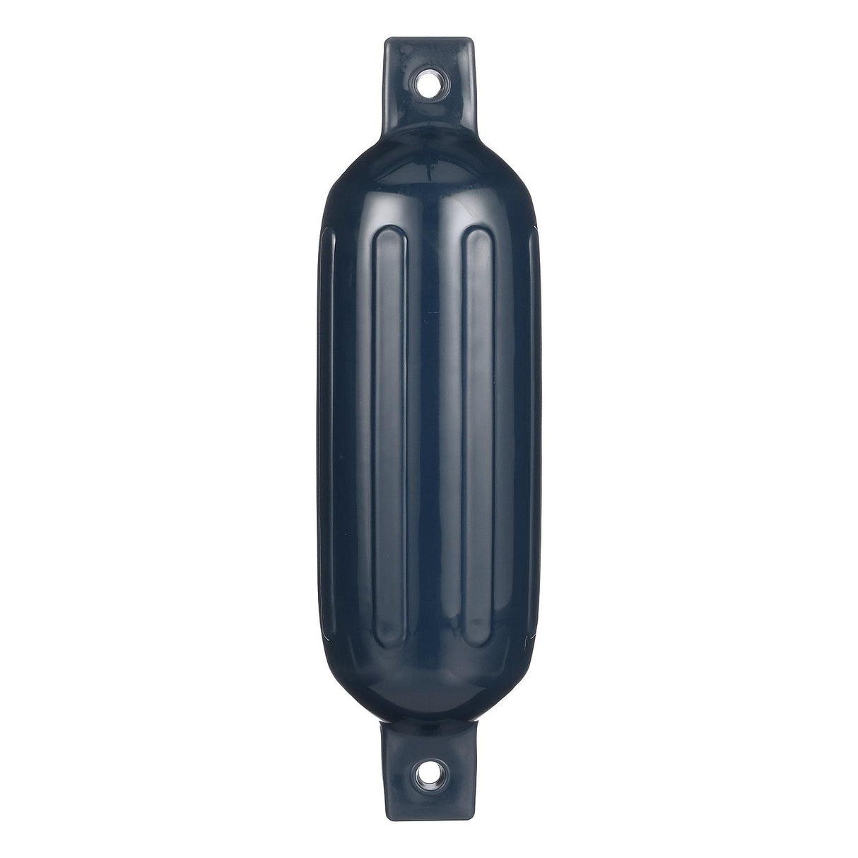 Seachoice 79081 Twin Eye Ribbed Fender, Blue, 5.5 x 20"