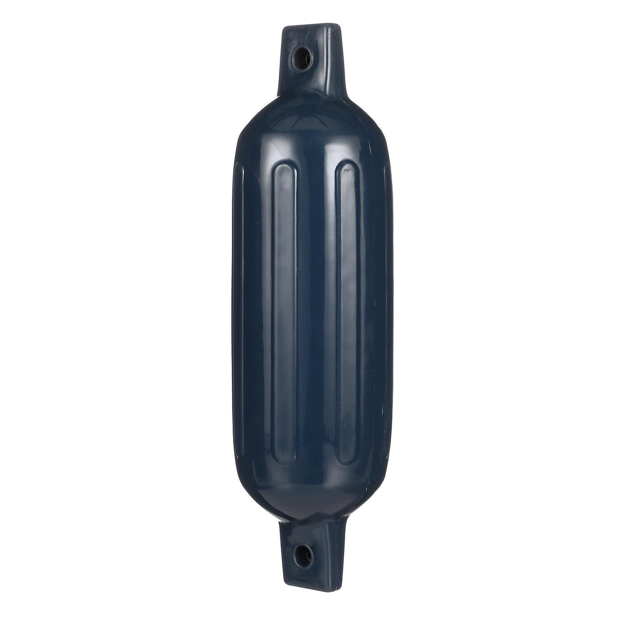 Seachoice 79091 Twin Eye Ribbed Fender, Blue, 6.5 x 23"