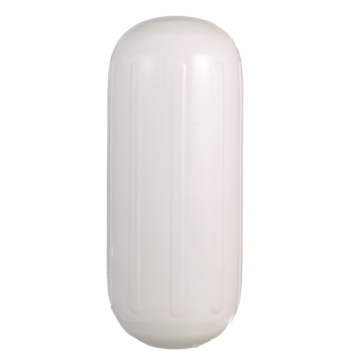 Seachoice 79121 Center Hole Ribbed Fender, White, 8″ x 20″