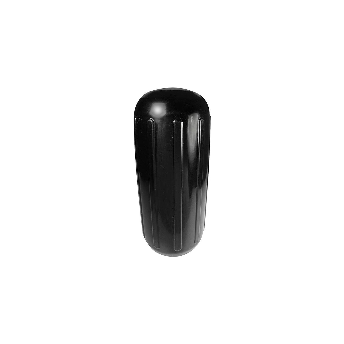 Seachoice 79141 Center Hole Ribbed Fender, Black, 6″ x 15″