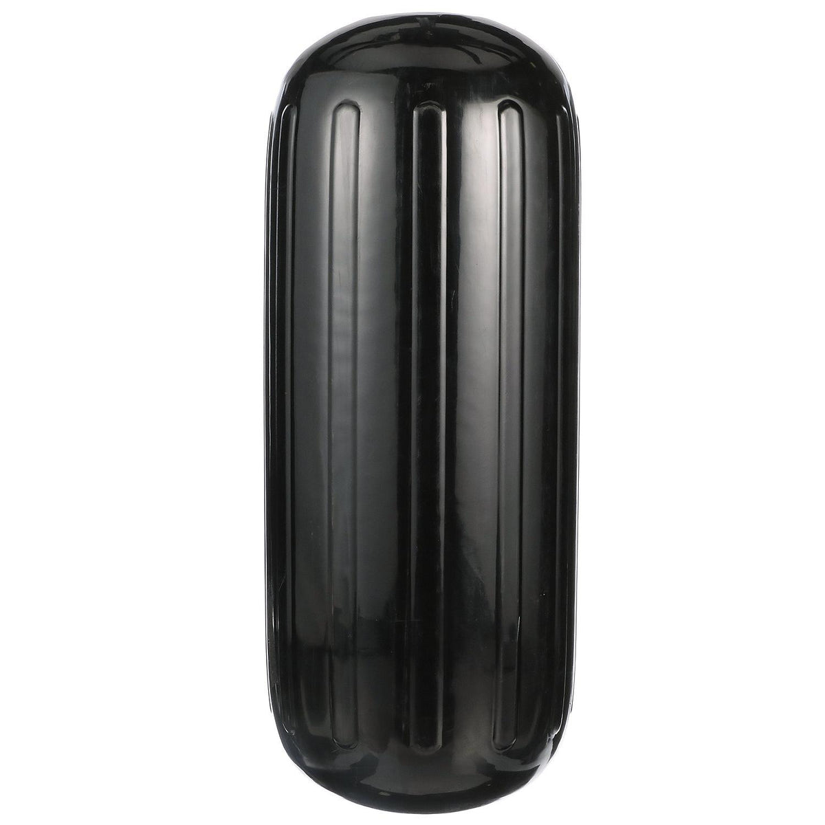 Seachoice 79161 Center Hole Ribbed Fender, Black, 10″ x 25″