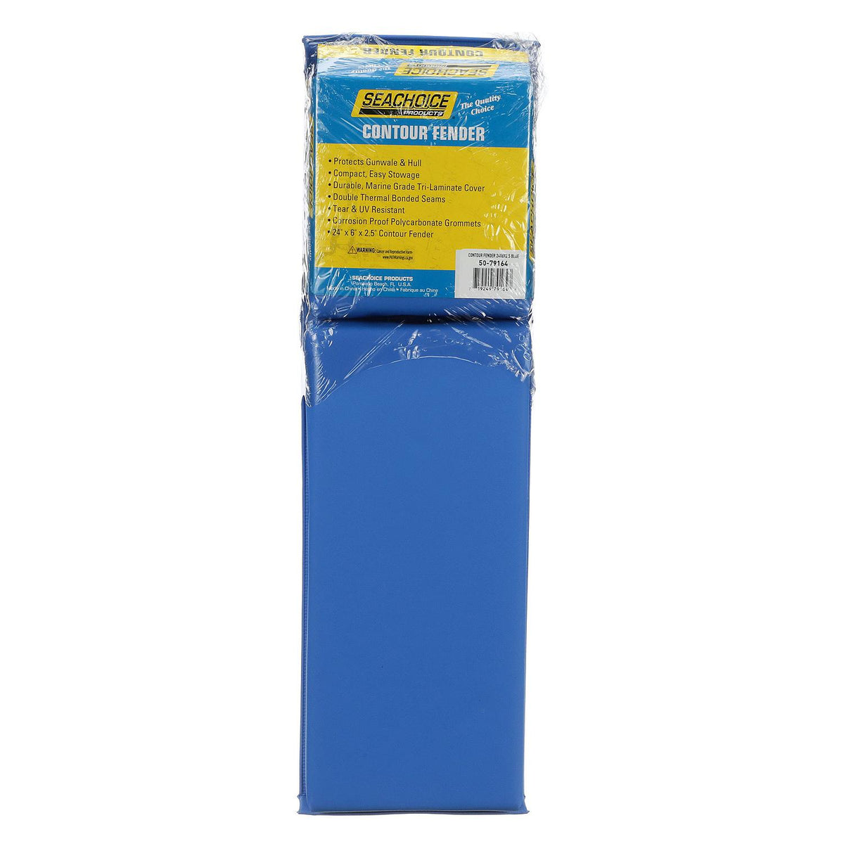 Seachoice Contour Fender, Blue - 24″ x 6″ x 2.5″