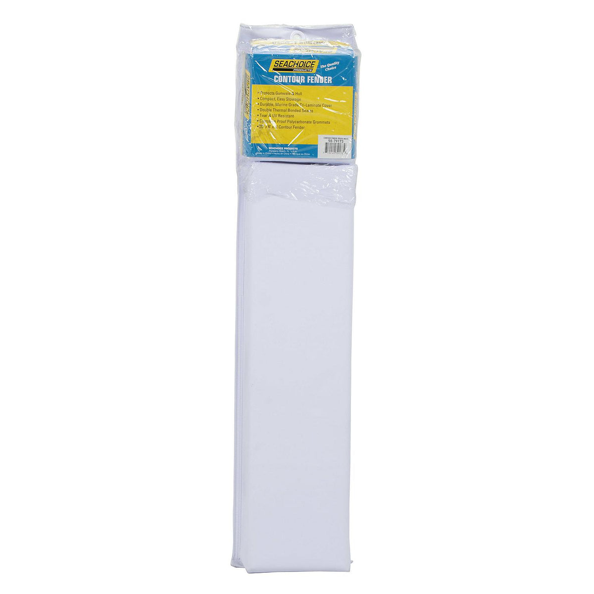 Seachoice Contour Fender, White - 30″ x 6″ x 4″