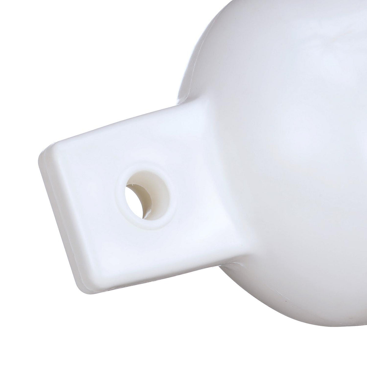 Seachoice 79271 Twin Eye Ribbed Fender Kit (Includes 2 6.5″ x 23″ White Fenders and 2 Matching 3/8 x 5' Fender Lines)