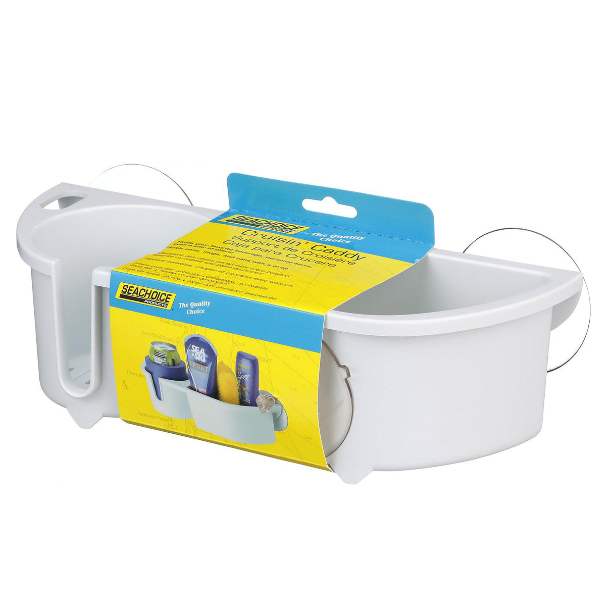 Seachoice 79361 Deluxe Cockpit Organizer With Super Suction Cups