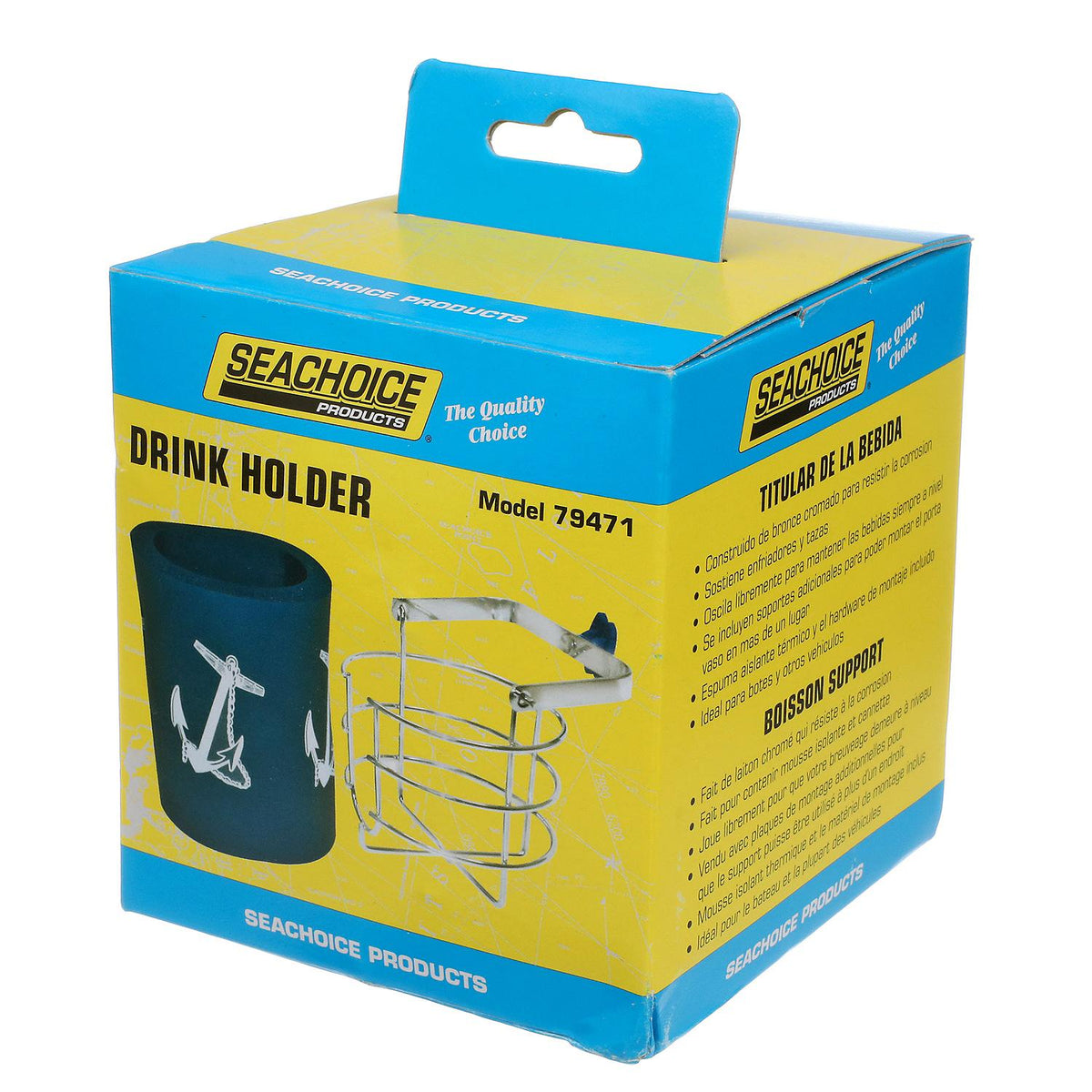 Seachoice 79471 Chrome Plated Brass Drink Holder