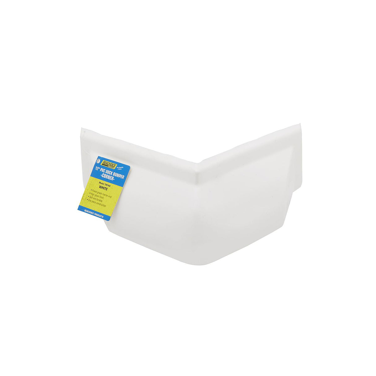 Seachoice 79744 Dock Bumper Corner, 10″, White