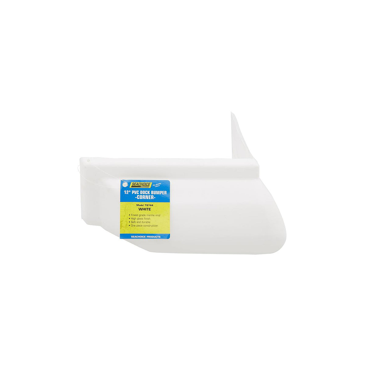 Seachoice 79744 Dock Bumper Corner, 10″, White