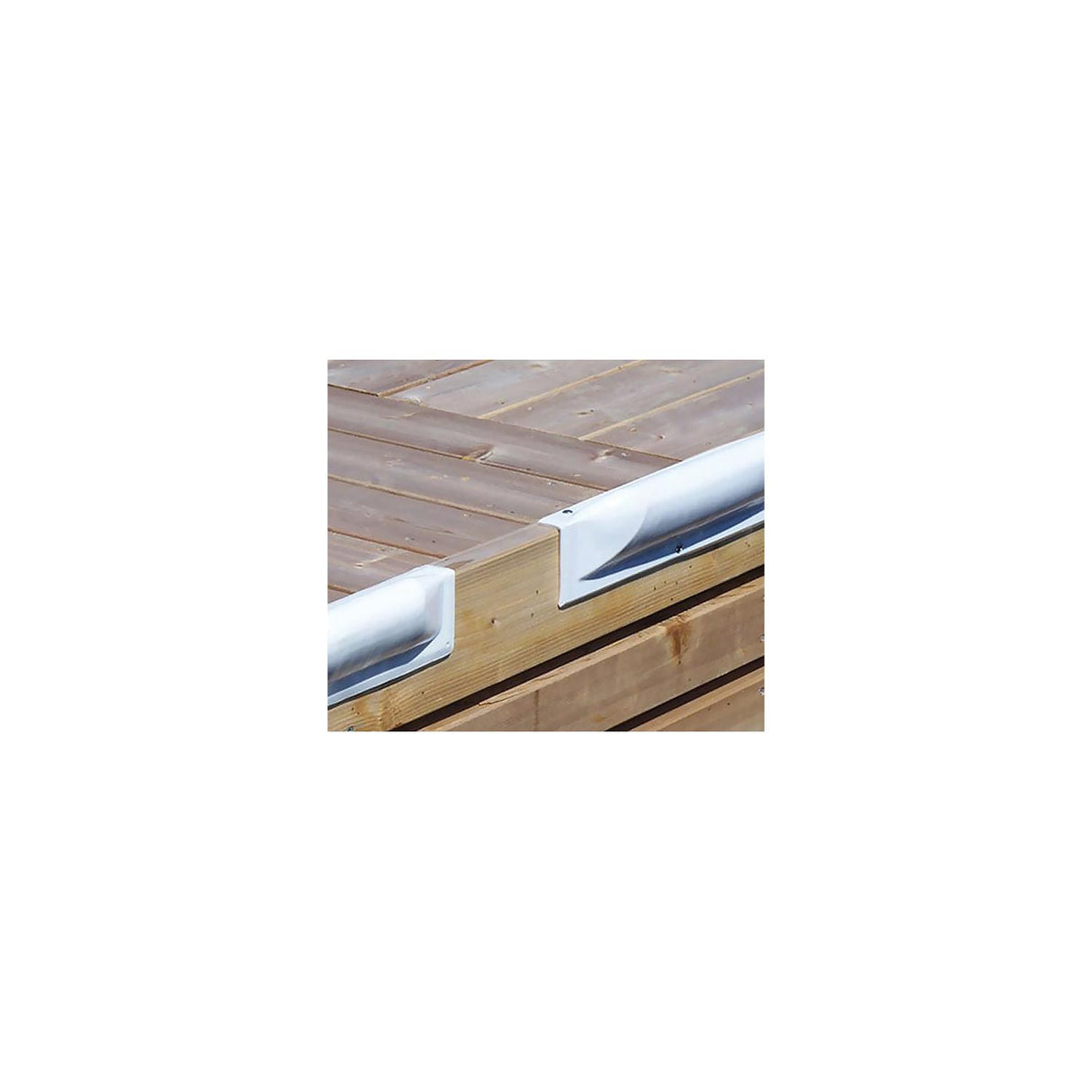 Seachoice 79747 Dock Bumper Straight, 17", White
