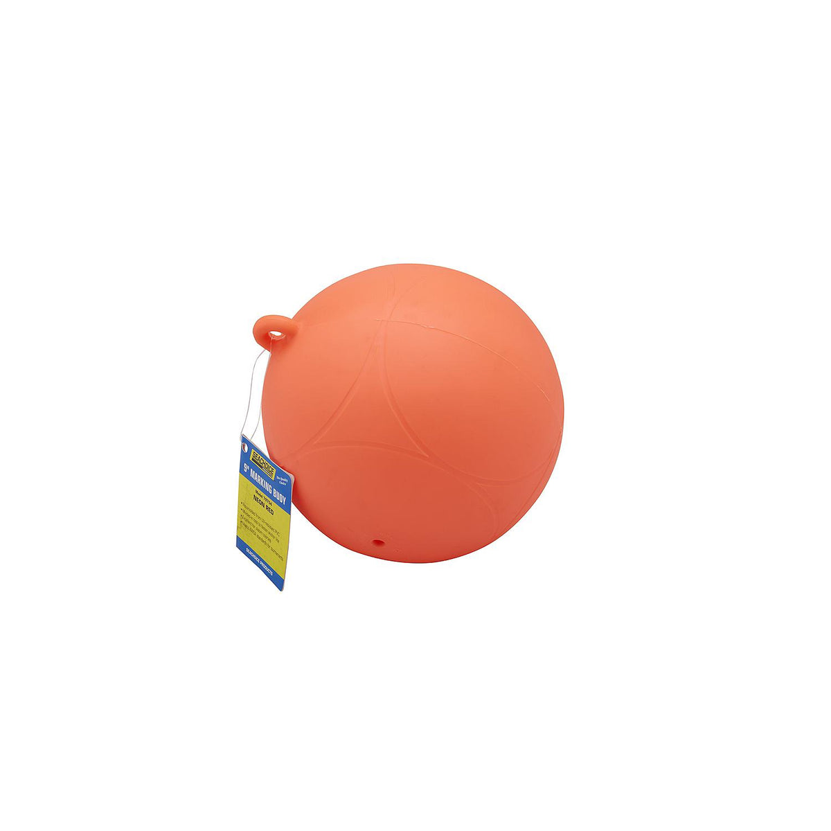 Seachoice 79754 Slalom/Marking Buoy - Neon Red, 9″ Dia.