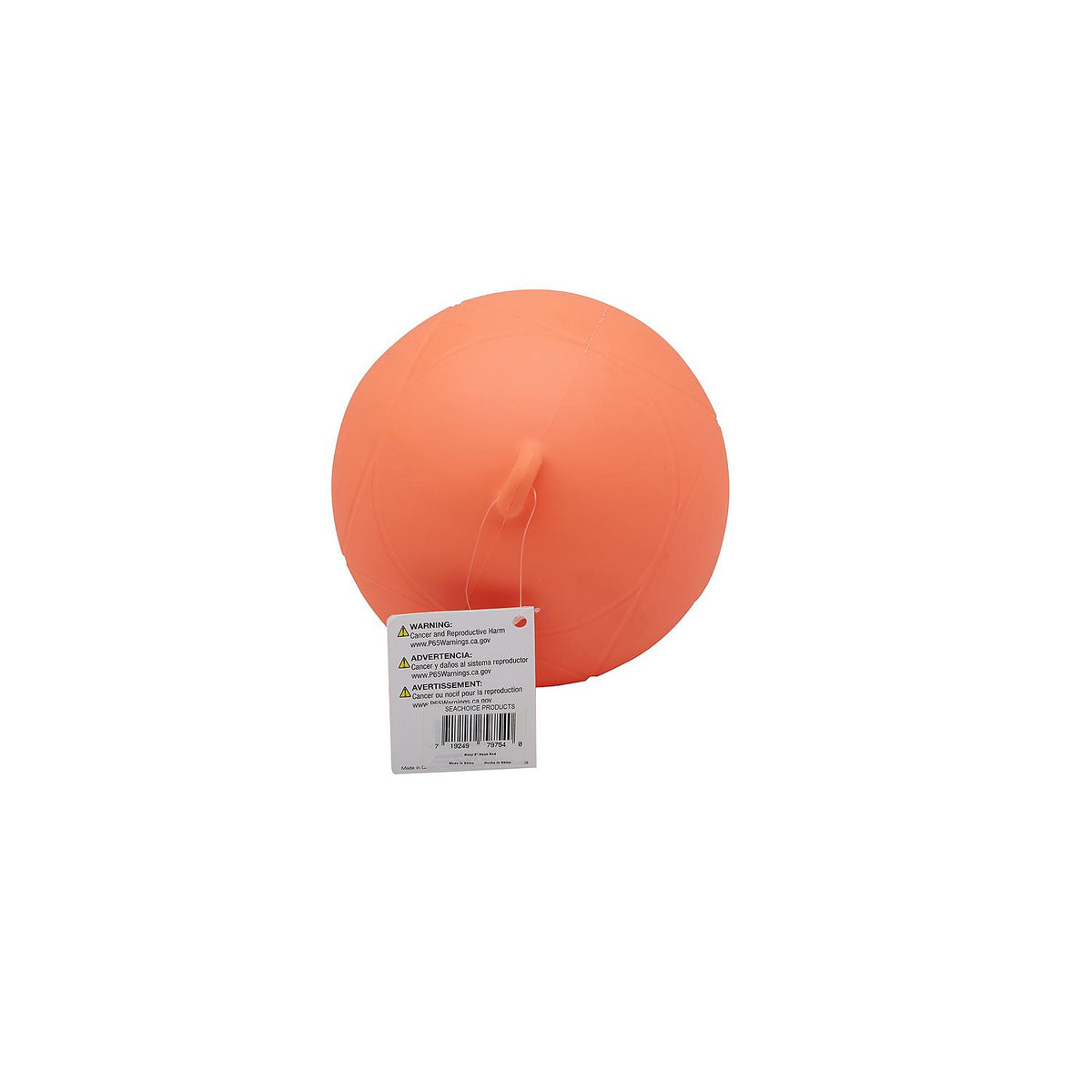 Seachoice 79754 Slalom/Marking Buoy - Neon Red, 9″ Dia.