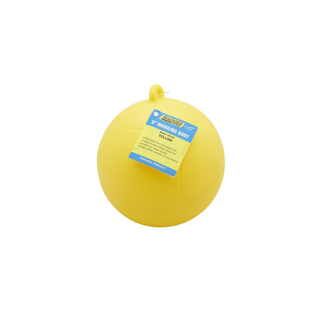 Seachoice 79756 Slalom/Marking Buoy - Yellow, 9" Dia.