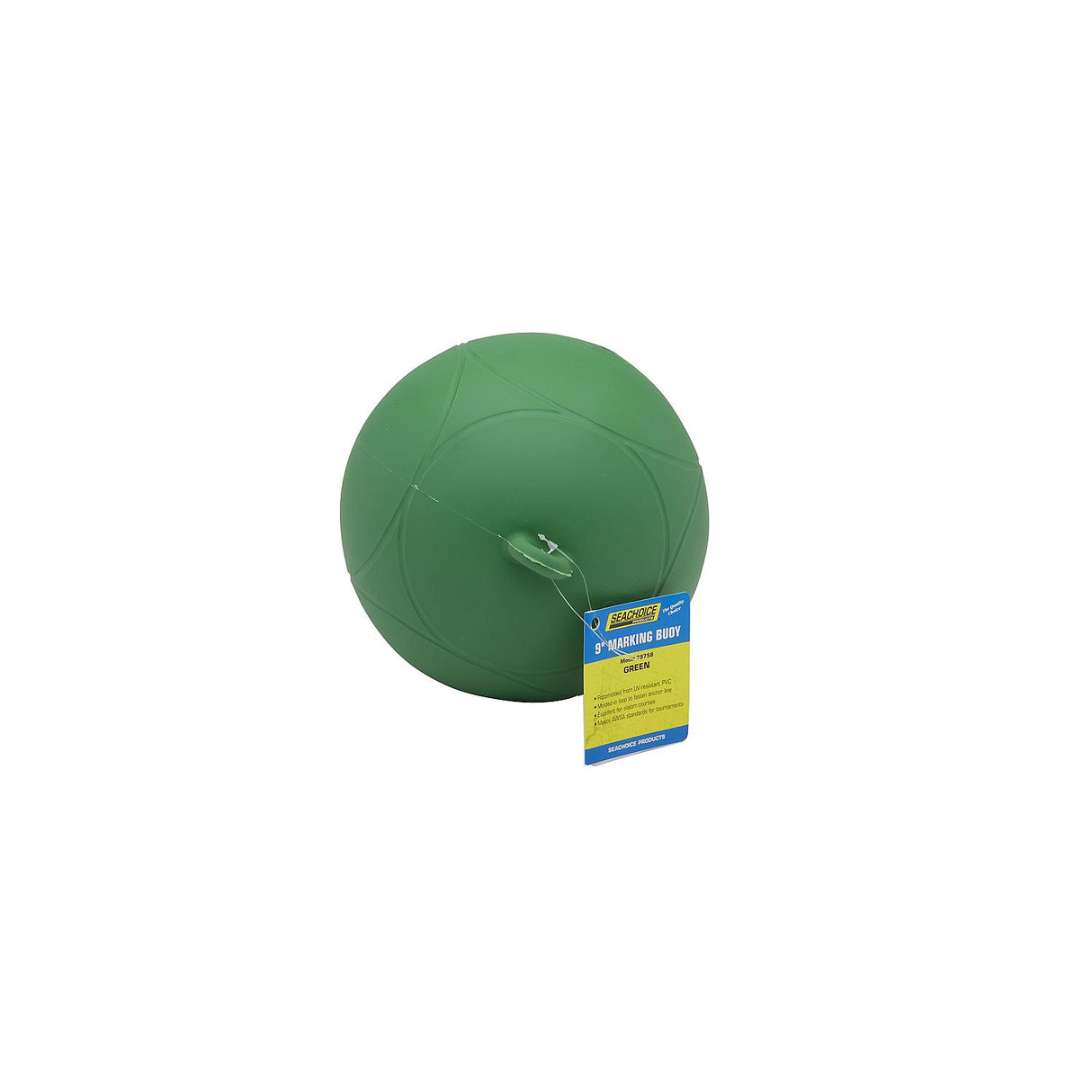Seachoice 79758 Slalom/Marking Buoy - Green, 9″ Dia.