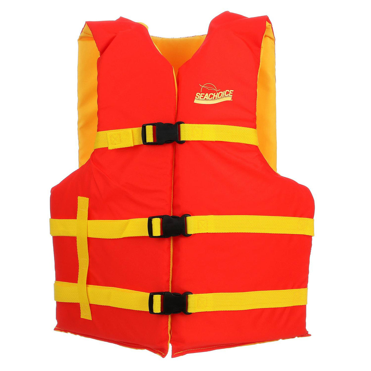Seachoice 86250 Deluxe General Purpose Life Vest Orange/Yellow, XL