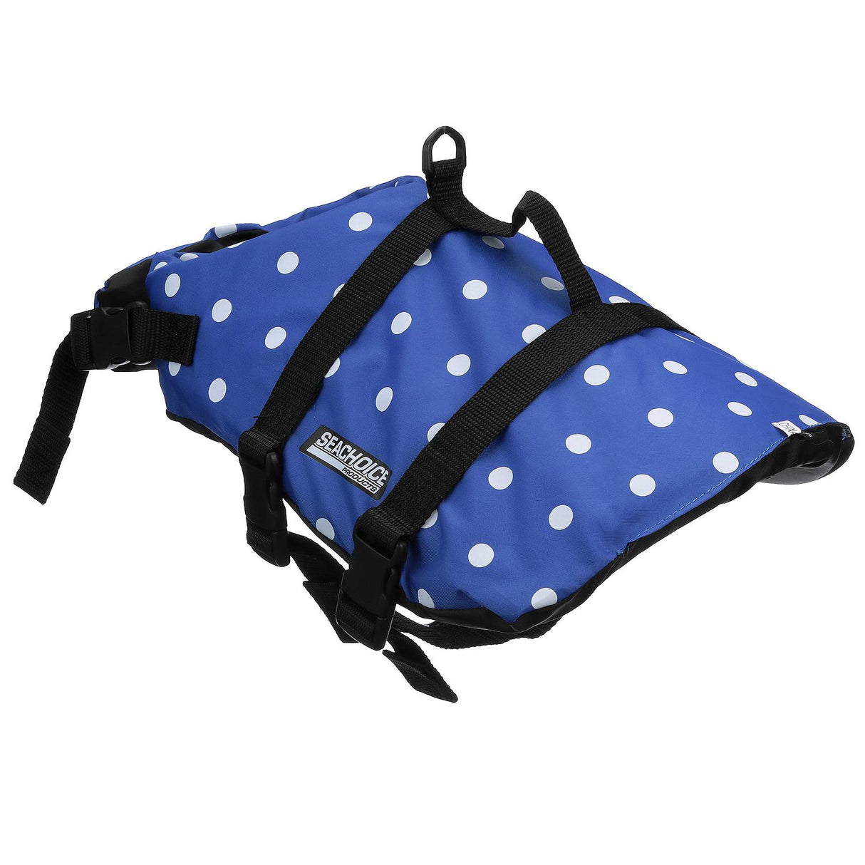 Seachoice 86280 Dog Life Vest - Blue Polka Dot, Sm