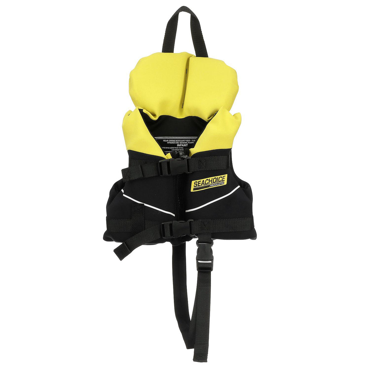 Seachoice 86570 Evoprene Multi-Sport Vest, Yellow/Black, Infant
