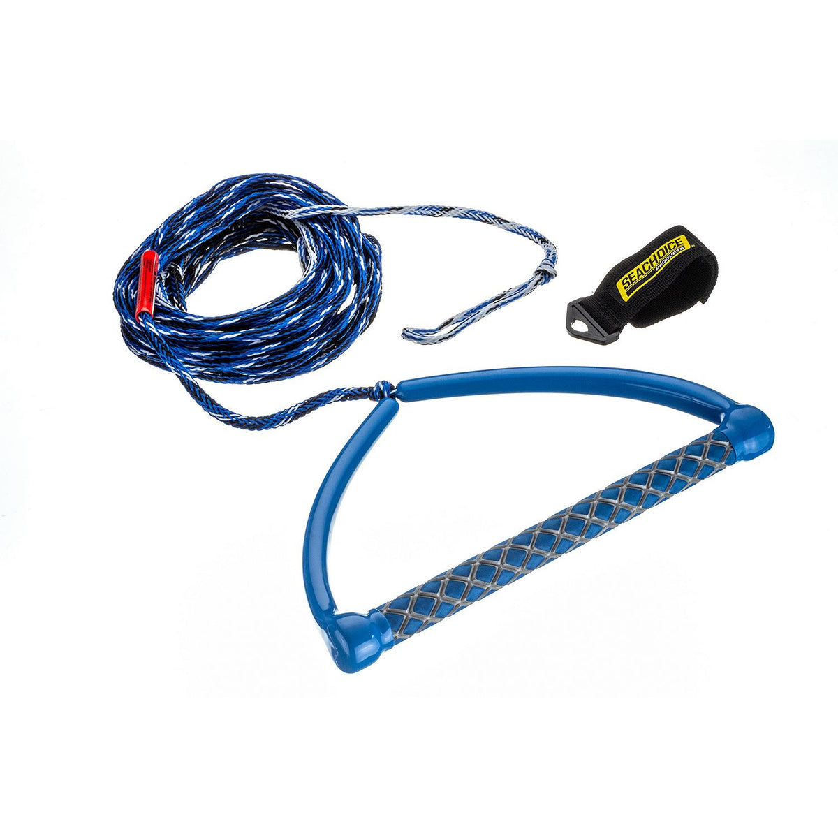 Seachoice 86724 3-Section Wakeboard Rope, 65', 15″ Handle with Textured EVA Grip