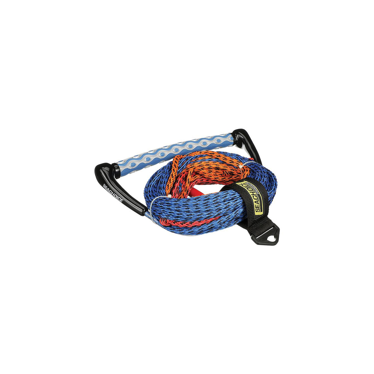 Seachoice 86733 3-Section Water Ski or Wakeboard Rope, 75', 13″ Handle with Textured EVA Grip
