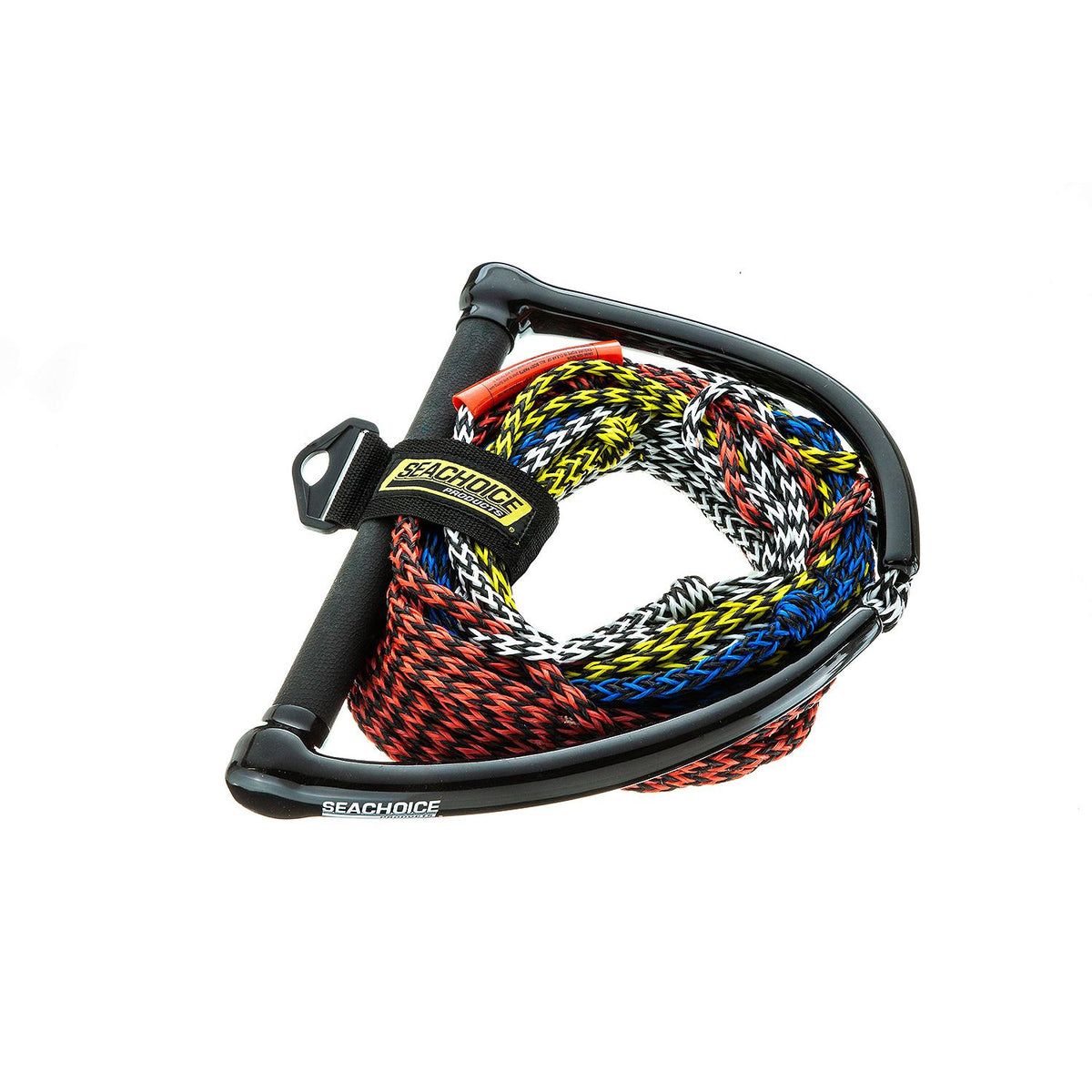 Seachoice 86734 4-Section Water Ski Rope, 75', 12″ Handle with Rubber Grip