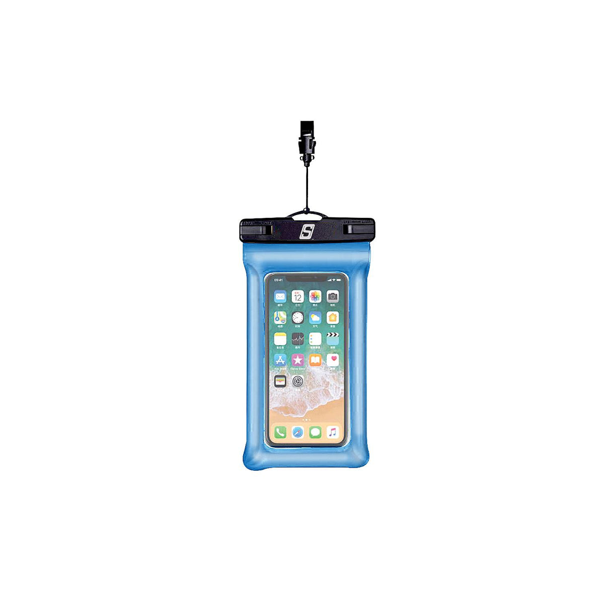 Seachoice 86851 Waterproof Floating Phone HolderBlue, 4″ x 8″