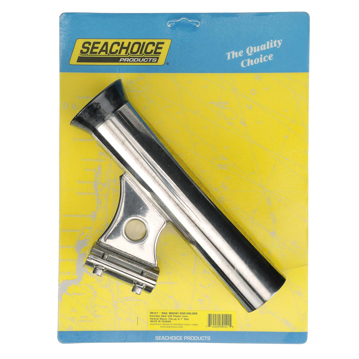 Seachoice Stainless Steel Vertical Mount Rod Holder