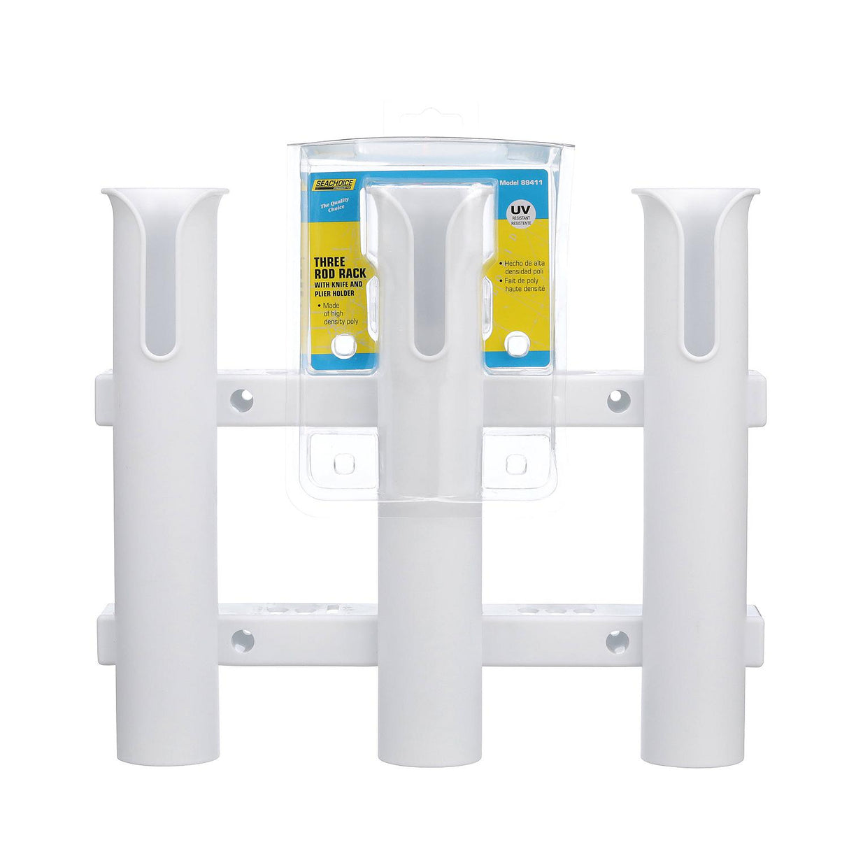 Seachoice Polyurethane 3 Rod Rack