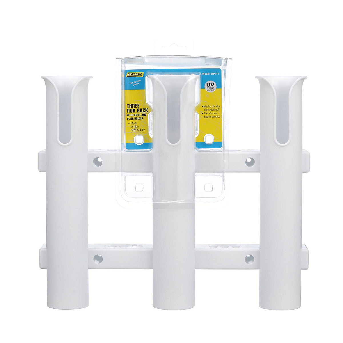 Seachoice Polyurethane 3 Rod Rack
